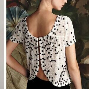 Yumi Kim Beaded Composition Top, Small